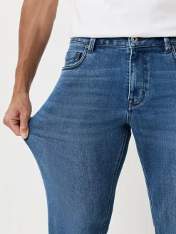 Discount Next Blue Denim - ThermoGen Straight Fit Motionflex Jeans