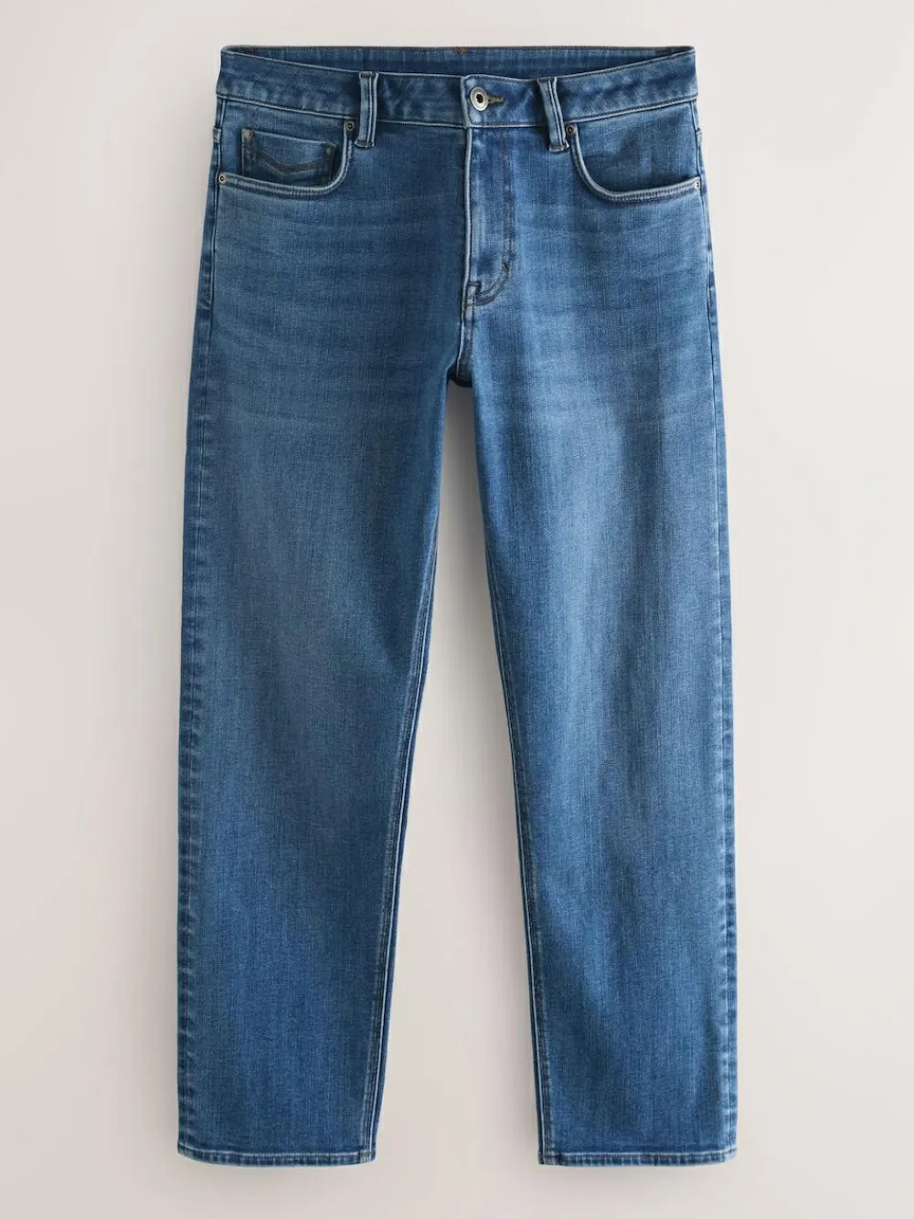 Discount Next Blue Denim - ThermoGen Straight Fit Motionflex Jeans
