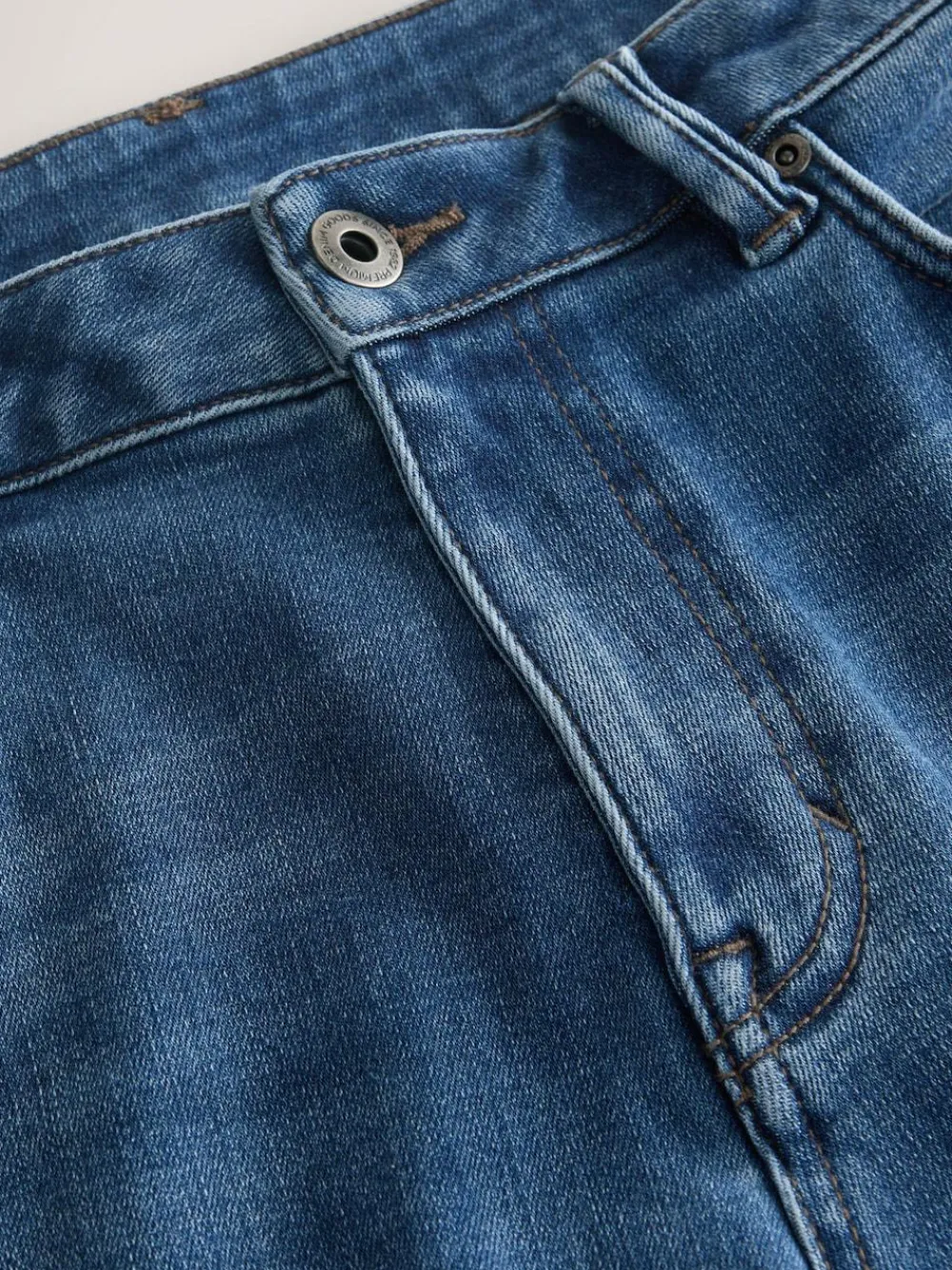 Discount Next Blue Denim - ThermoGen Straight Fit Motionflex Jeans