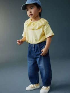 Next Blue Denim Barrel Jeans (3mths-7yrs)^ Jeans & Joggers|Jeans