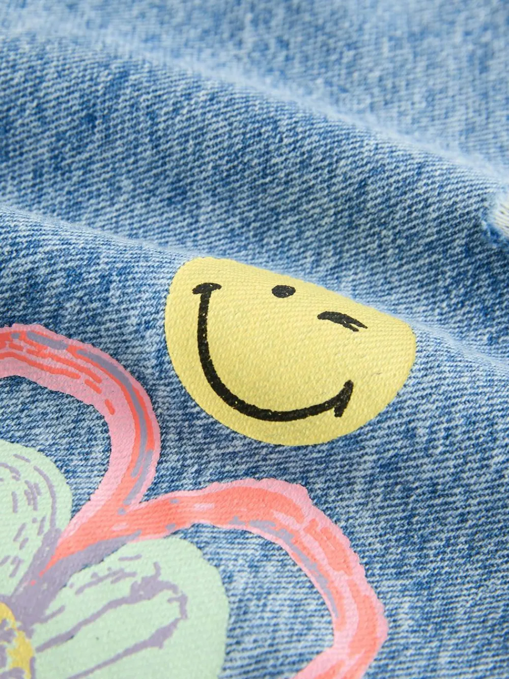 Next Blue Denim SmileyWorld® Barrel Jeans (3-16yrs)^ Jeans