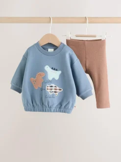 Next Baby Sweatshirt and Leggings Set (0mths-3yrs)^BOY Sweatshirts & Hoodies|Sweatshirts & Hoodies