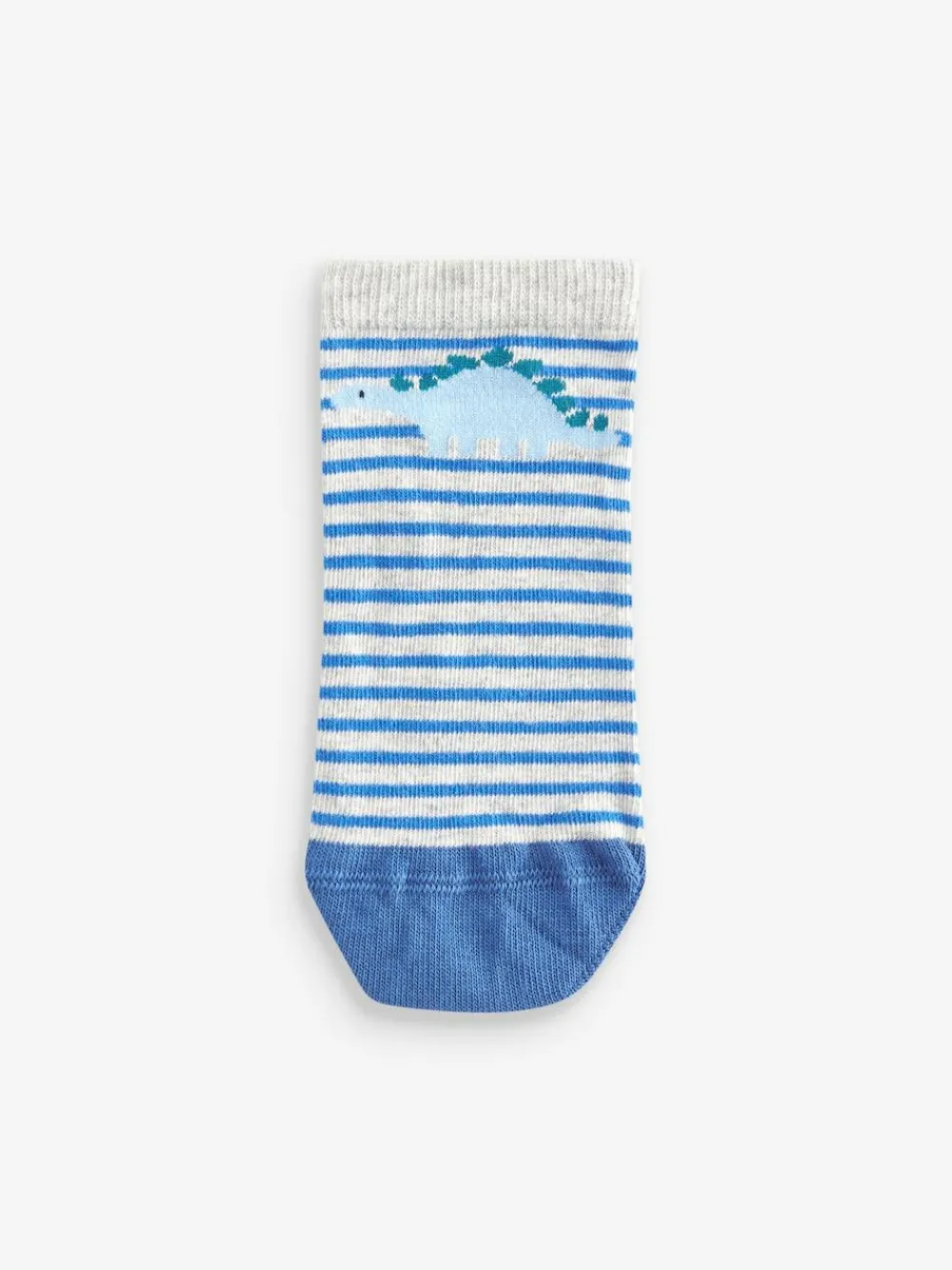 Next Blue Dinos Cotton Rich Trainer Socks 7 Pack^BOY Socks