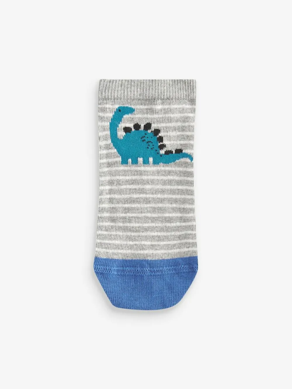 Next Blue Dinos Cotton Rich Trainer Socks 7 Pack^BOY Socks