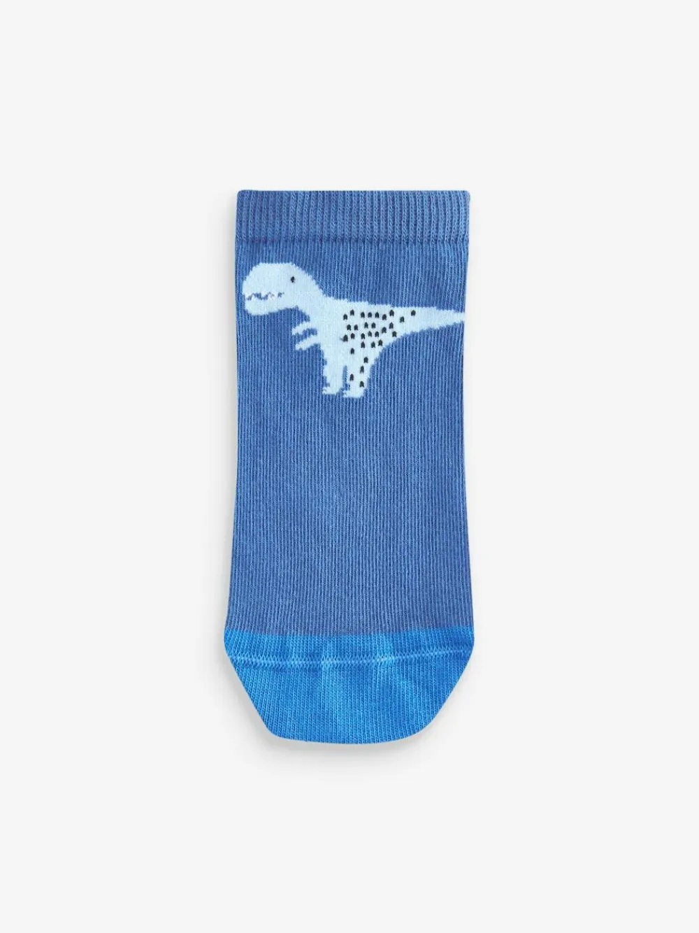 Next Blue Dinos Cotton Rich Trainer Socks 7 Pack^BOY Socks