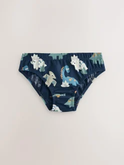 Next 100% Cotton Printed Briefs 5 Pack (1.5-10yrs)^BOY Underwear