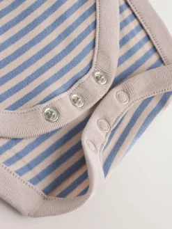 Best Next Baby Denim Dungarees and Bodysuit Set (0mths-2yrs) Blue Dinosaur