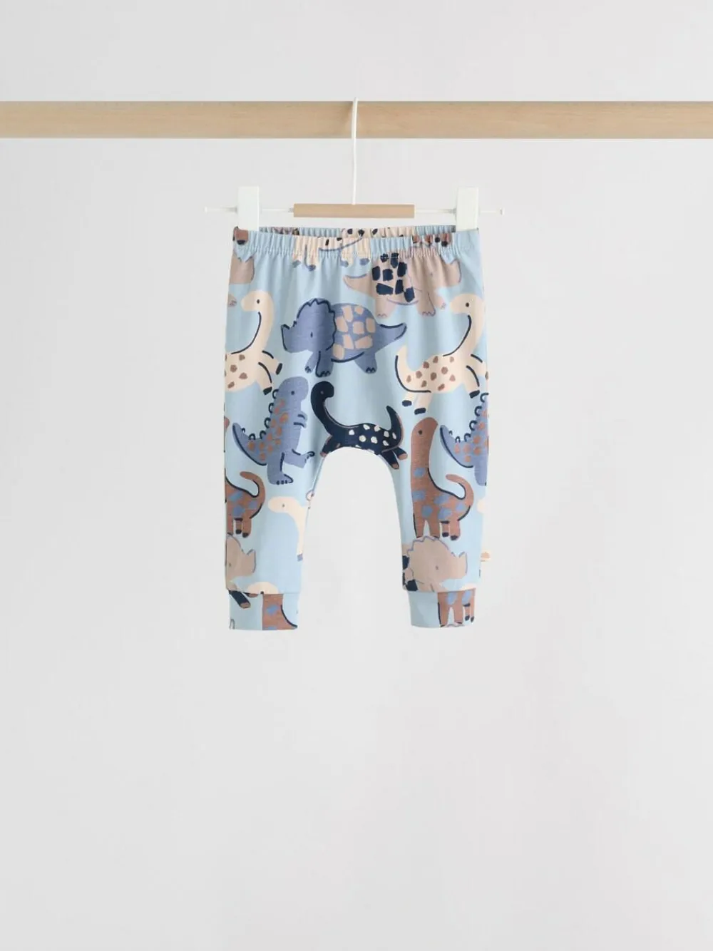 Hot Next Blue Dinosaur Baby Top and Leggings Set 2 Piece (0mths-3yrs)