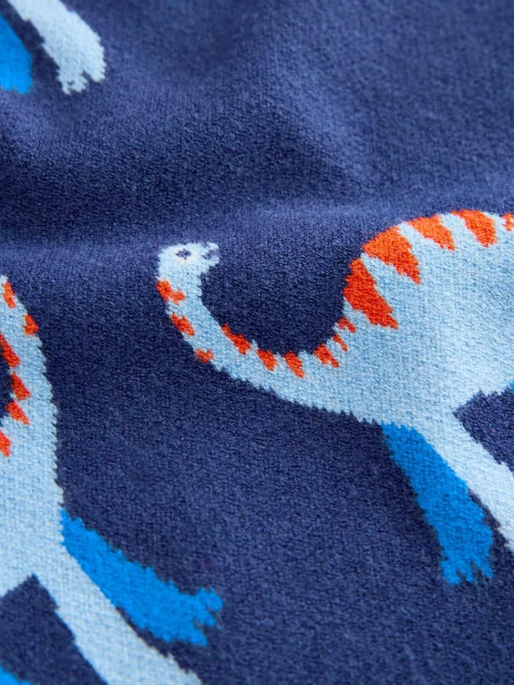 Next Blue Dinosaur Knitted Crew Neck Jumper (3mths-7yrs)