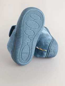 Outlet Next Blue Dinosaur Warm Lined Cupsole Slippers