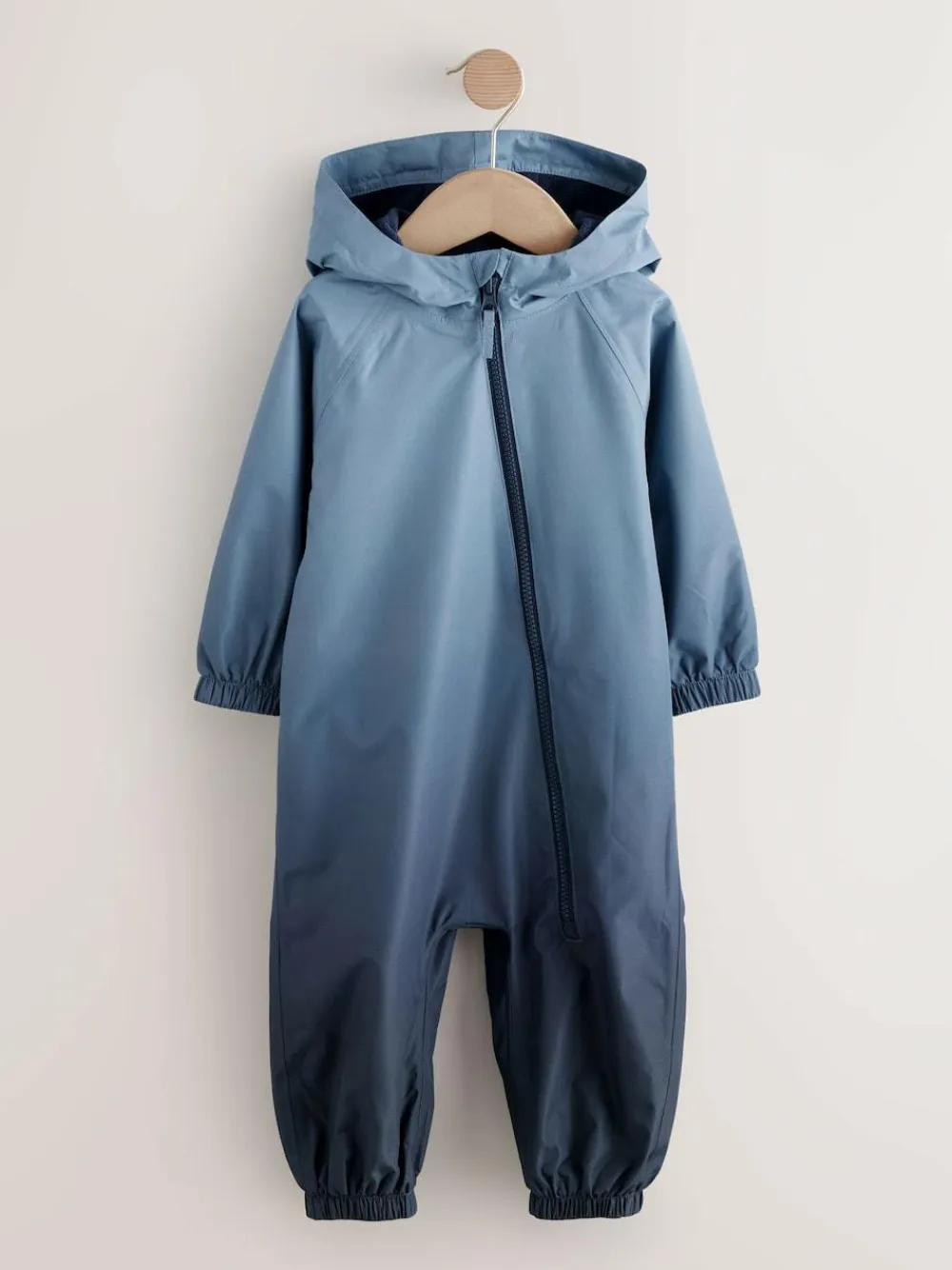 Next Blue Dip Dye Waterproof Fleece Lined Puddlesuit (3mths-7yrs)^BOY Newborn Clothing|Baby Winter Clothing