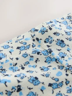 Next Blue Ditsy 1 Pack Rib Flare Leggings (3-16yrs)^ Pants & Leggings|Pants & Leggings