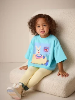 Discount Next Short Sleeve T-Shirt (3mths-7yrs) Blue Dog