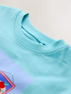 Discount Next Short Sleeve T-Shirt (3mths-7yrs) Blue Dog