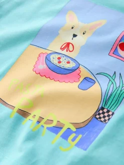 Discount Next Short Sleeve T-Shirt (3mths-7yrs) Blue Dog