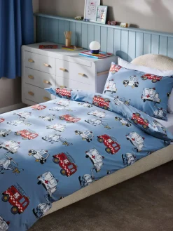Online Next Duvet Cover and Pillowcase Set Blue