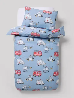 Online Next Duvet Cover and Pillowcase Set Blue