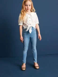 Next Elasticated Waist Jeggings 2 Pack (3-16yrs) Blue