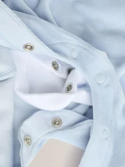 Next Baby Velour Dungarees and Bodysuit Set (0mths-3yrs)^BOY Rompers & Overalls|Dungarees