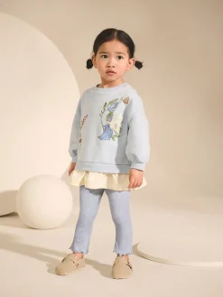 Clearance Next Long Sleeve Top and Leggings Set (3mths-7yrs) Blue Fairy