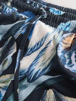 Online Next Blue Floral Kew Collection Long Sleeve Pyjamas