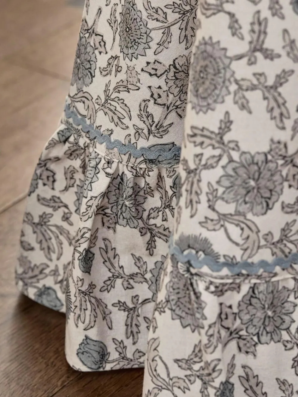 Next Blue Floral Round Cotton Tablecloth^ Table Linen, Placemats & Coasters