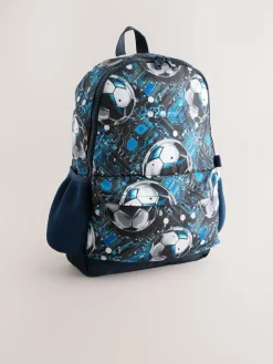 Next Blue Football Backpack^BOY Bags