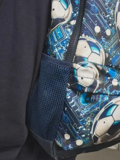 Next Blue Football Backpack^BOY Bags