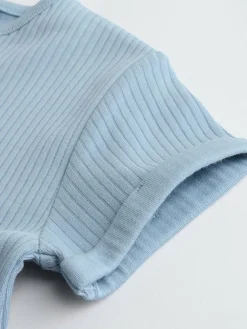 Next Grandad Button Neck 4 Pack Baby Rompers^BOY Sets & Co-Ords|Sets & Co-Ords