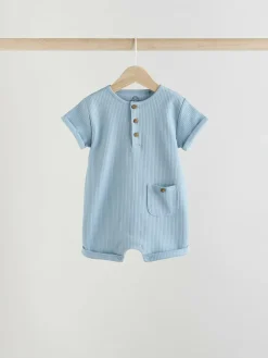 Next Grandad Button Neck 4 Pack Baby Rompers^BOY Sets & Co-Ords|Sets & Co-Ords