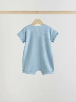 Next Grandad Button Neck 4 Pack Baby Rompers^BOY Sets & Co-Ords|Sets & Co-Ords