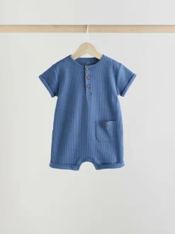 Next Grandad Button Neck 4 Pack Baby Rompers^BOY Sets & Co-Ords|Sets & Co-Ords