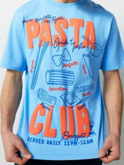 Next Blue Graphic Short Sleeve Jersey Pyjamas Set^ Pyjamas