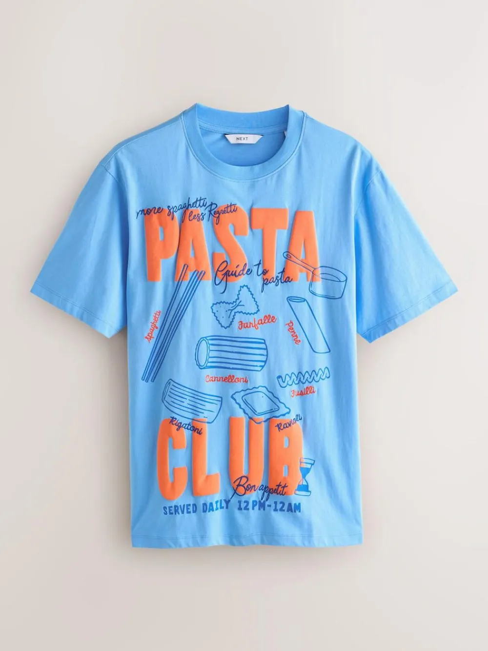 Next Blue Graphic Short Sleeve Jersey Pyjamas Set^ Pyjamas