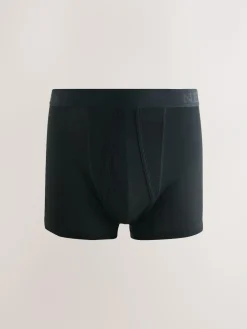 Online Next 5 Pack A-Front Boxers Blue/ Grey/ Ecru/ Red/ Black