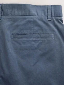 Next Blue Grey Mid Regular Tapered Fit Stretch Chinos Trousers^ Pants & Chinos
