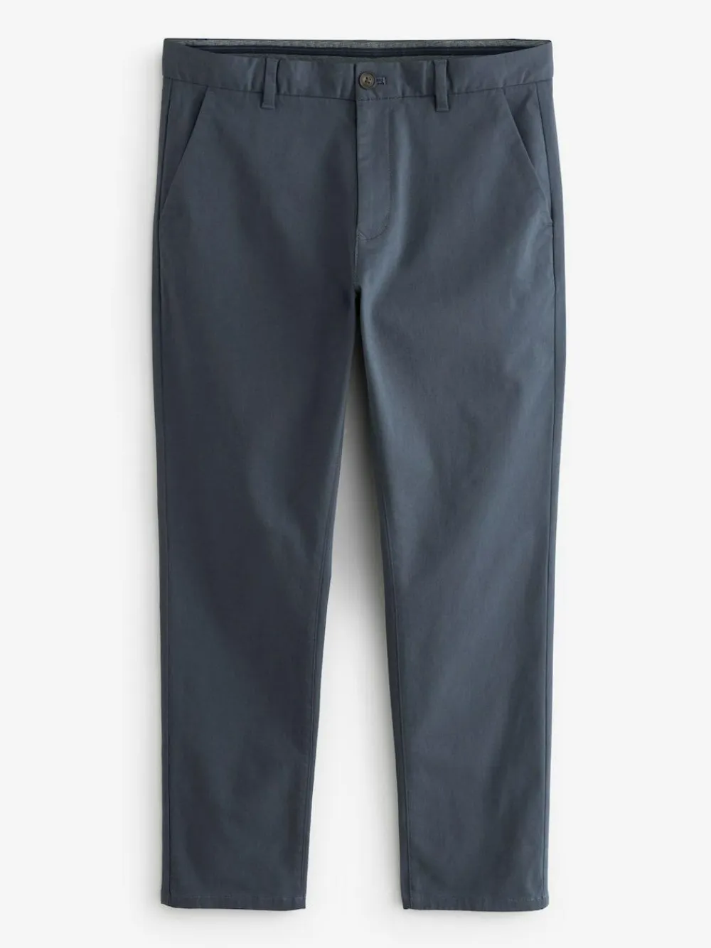 Next Blue Grey Mid Slim Fit Stretch Chinos Trousers^ Pants & Chinos