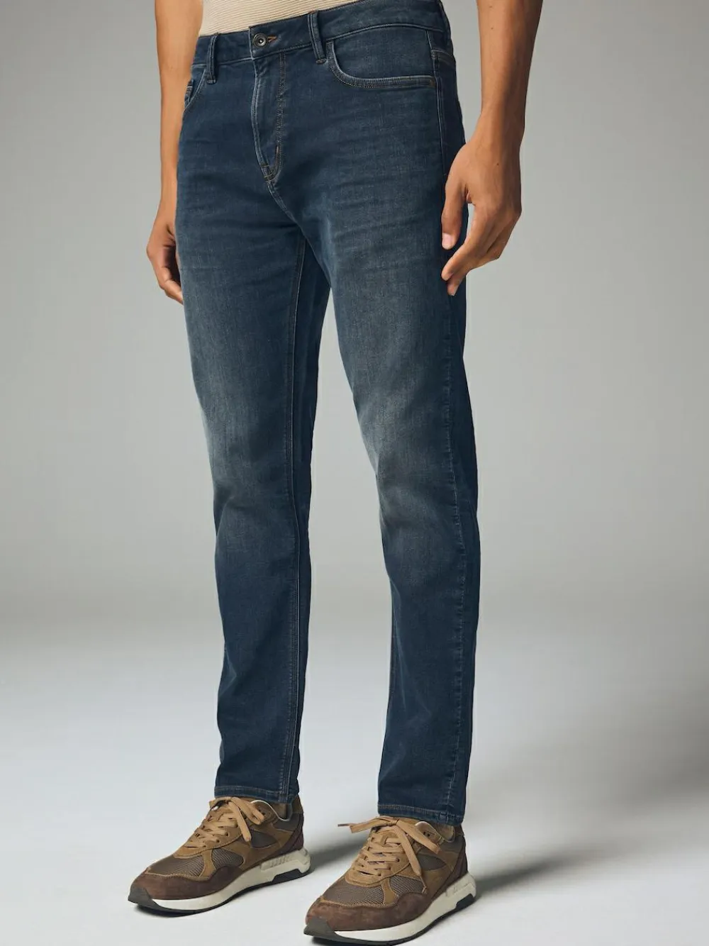 Clearance Next Blue Grey Vintage Slim Fit Comfort Stretch Jeans