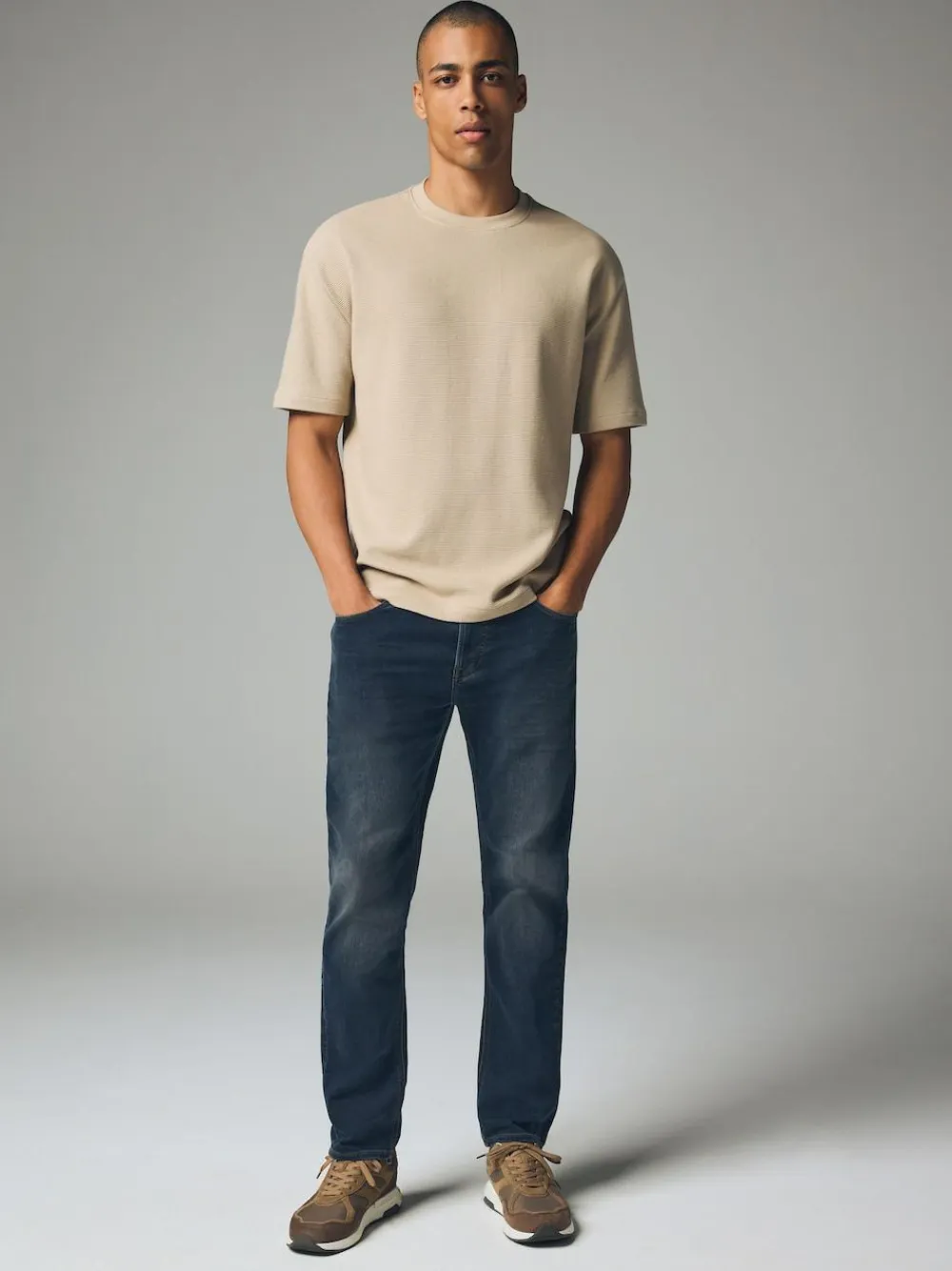 Clearance Next Blue Grey Vintage Slim Fit Comfort Stretch Jeans