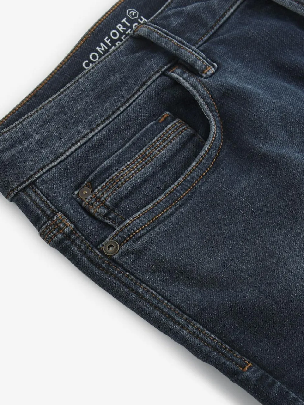 Clearance Next Blue Grey Vintage Slim Fit Comfort Stretch Jeans