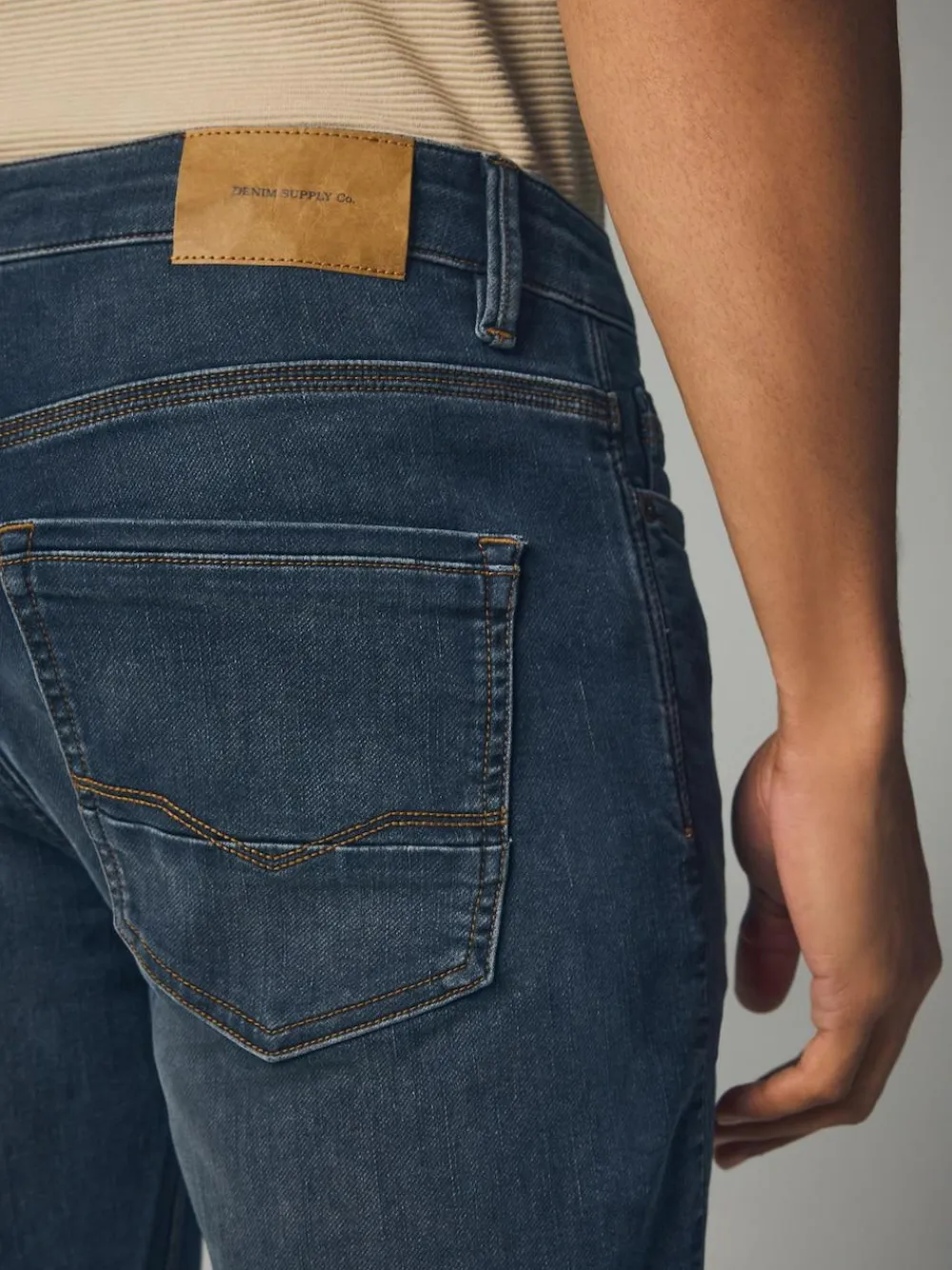 Clearance Next Blue Grey Vintage Slim Fit Comfort Stretch Jeans