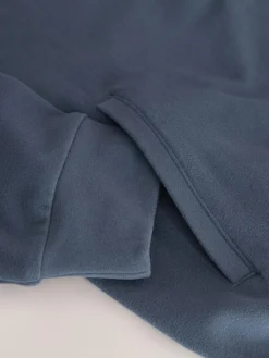 Sale Next Half Zip Fleece Blue