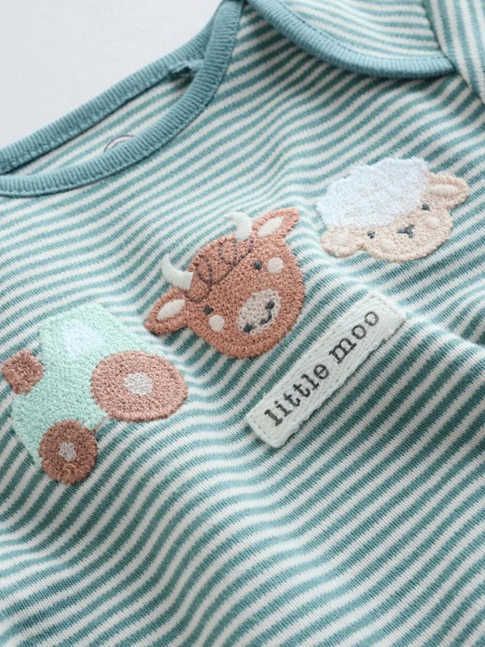 Next Blue Hamish Long Sleeve Bodysuits 3 Pack^ Baby Winter Clothing|Cosy Club