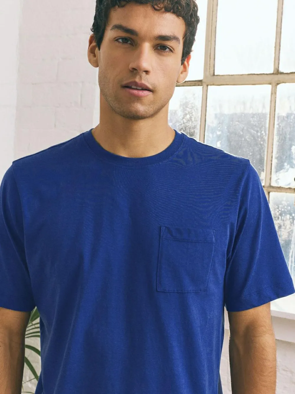 Next Blue Hamish the Highland Cow Jersey Short Sleeve Pyjamas Set