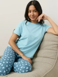 Sale Next Blue Heart Short Sleeve Pyjamas