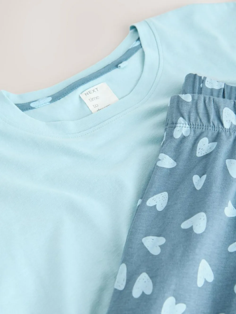 Sale Next Blue Heart Short Sleeve Pyjamas
