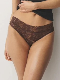 Next High Leg All Over Lace Knickers 3 Pack^Women Panties|All Lingerie