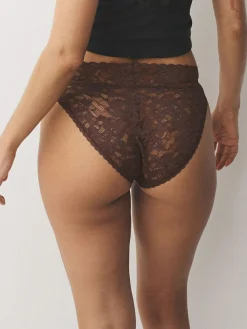 Next High Leg All Over Lace Knickers 3 Pack^Women Panties|All Lingerie