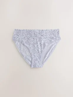Next High Leg All Over Lace Knickers 3 Pack^Women Panties|All Lingerie
