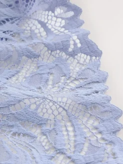 Next Blue High Leg Ultimate Comfort Lace Knickers 2 Pack^Women Panties